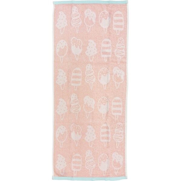  フェイスタオル2枚組 モアシリーズ 約34×80cm アイスピンク FO474602 1個