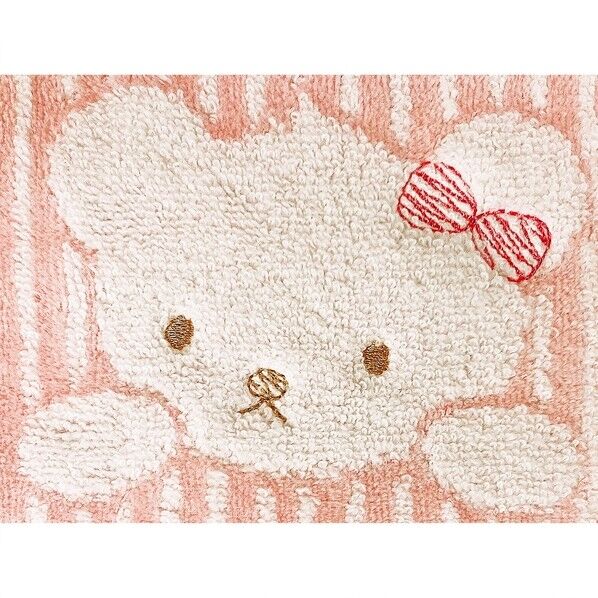  ウォッシュタオル スクールベア 約34×35cm ピンク WO490502 1個