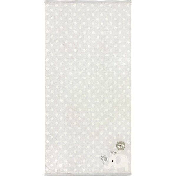 バスタオル ハーティーアニマル 約60×120cm ぞうグレー BO490629 1個