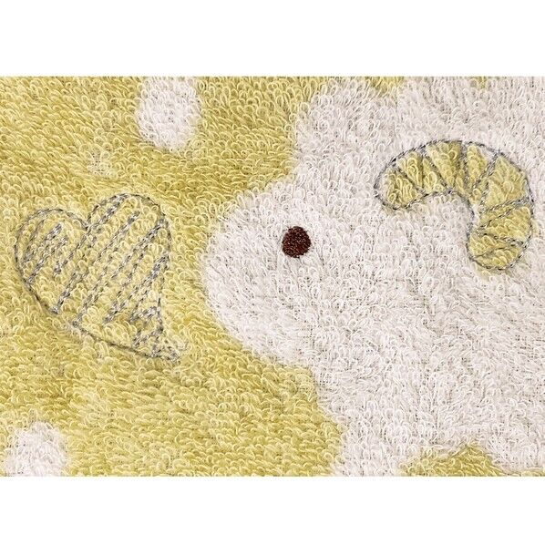  フェイスタオル ハーティーアニマル 約34×80cm ひつじベージュ FO490628 1個