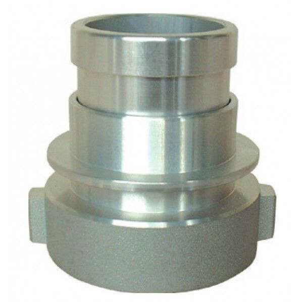 アルミ製 消防用媒介金具 根元媒介 消防ネジ女x差込式男 40Ax40A 14NE4040A 1個