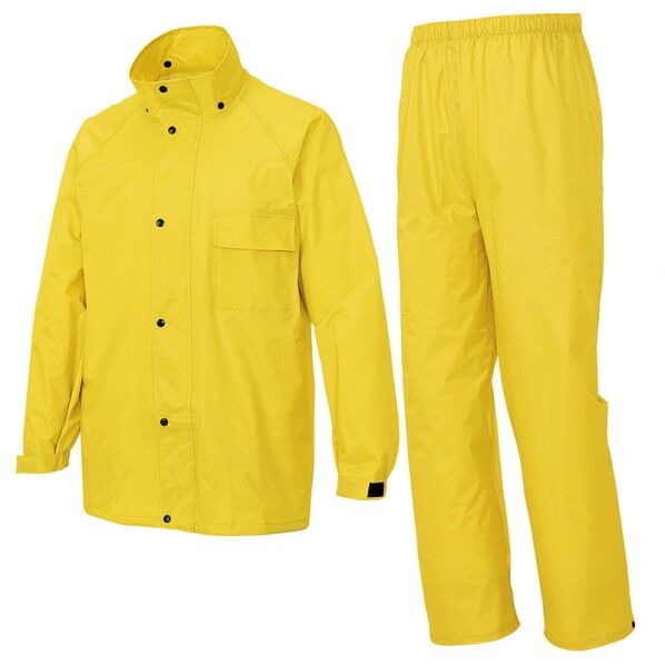 レインスーツ(B-10) 019レモンイエロー 5L 58700 1着