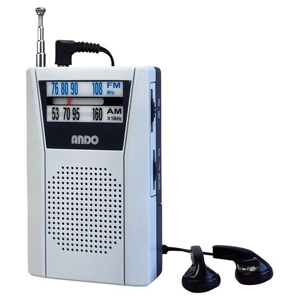 アンドーインターナショナル 携帯型コンパクトラジオ R22-619 1個