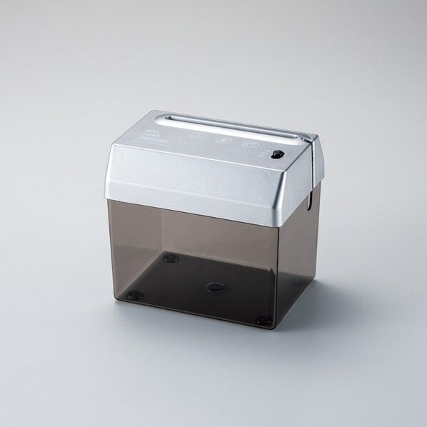 レターオープナー付電動シュレッダー ホワイト 1点