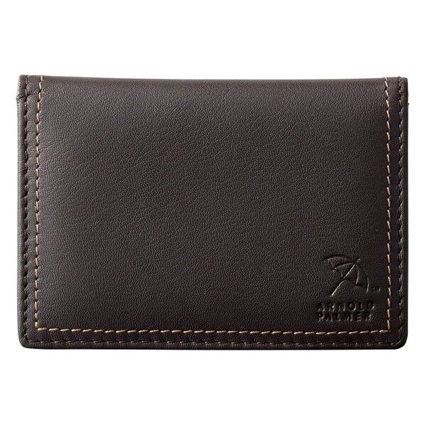 2面パスケース ダークブラウン