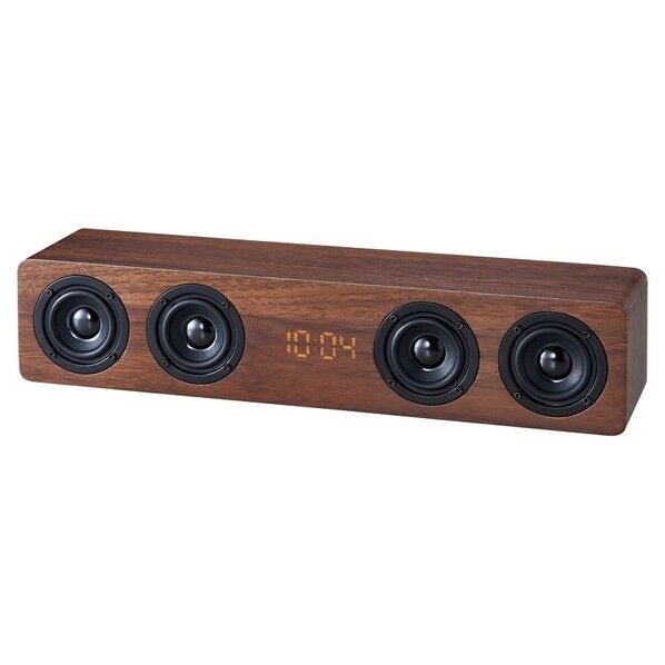 4連ワイヤレススピーカークロック