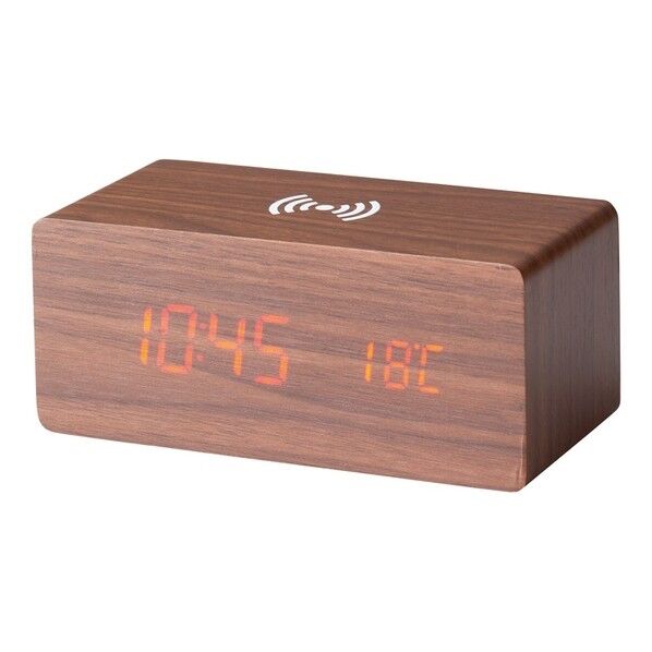 ワイヤレス充電機能付クロック