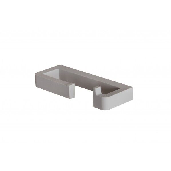 玄関用マルチフック vik(ヴィク) グレー 幅 200 mm x 高さ 26 mm x 奥行 75 mm vik 1個