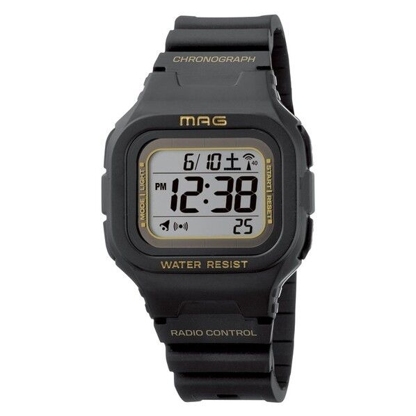 MAG電波ソーラーウォッチ ウェーブフォース ブラック2