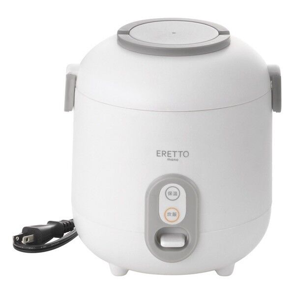 ERETTOmonoミニ炊飯器 184x187x204mm ET-110 1点