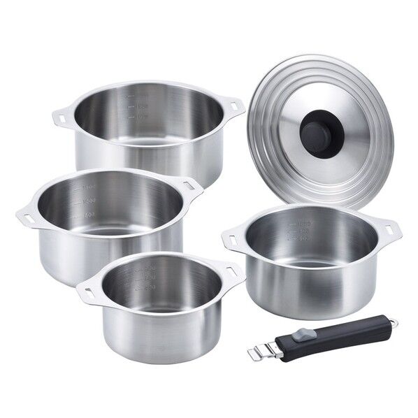 EM-031燕IH着脱式鍋4点セット