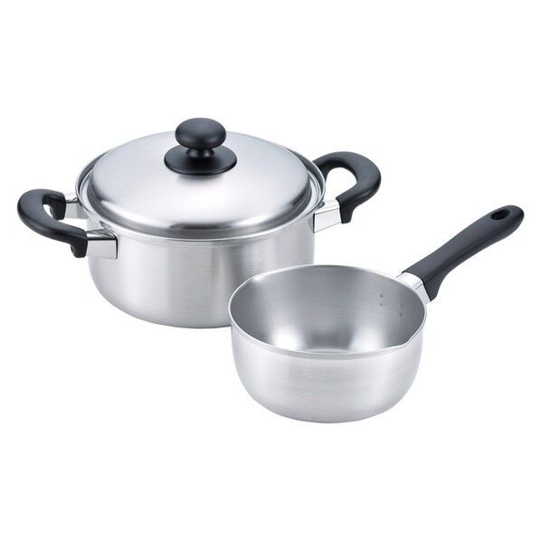 燕三 IH雪平鍋16cm&両手鍋20cm EM-018 1点...