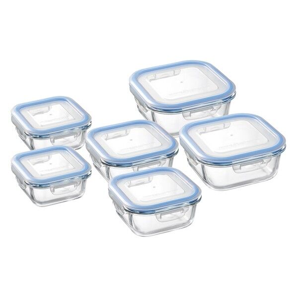 レッシュ 耐熱ガラス容器 6点セットA