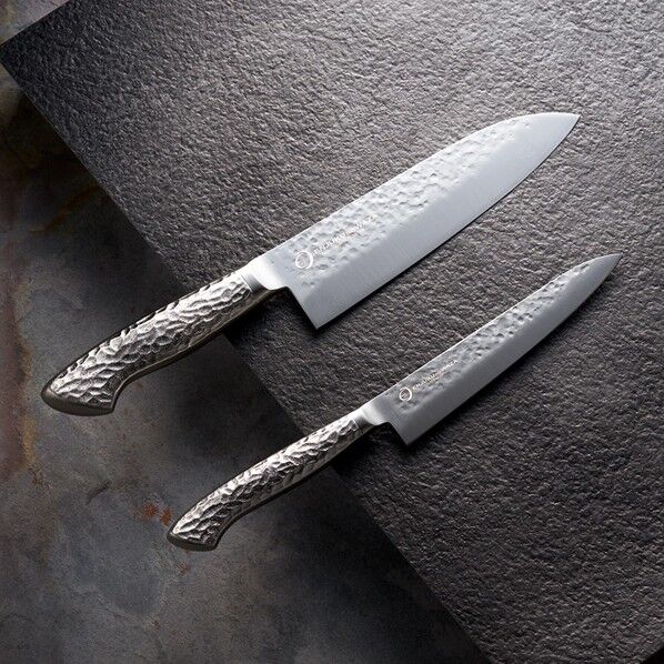 槌目ヘﾟティナイフ150mm･三徳180mm