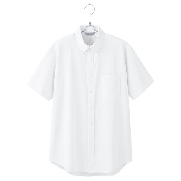 メンズ半袖ボタンダウンシャツ
