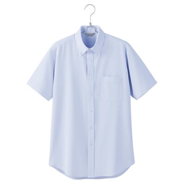 メンズ半袖ボタンダウンシャツ