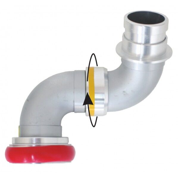 アルミ製 吸口媒介金具 自在接手