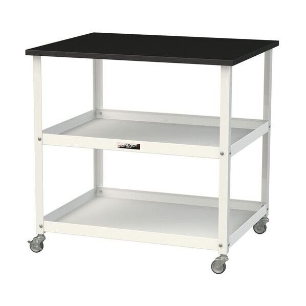 ※法人専用品※山金工業 天板付きラボワゴン 移動式 LKTC-7560BKW 1台