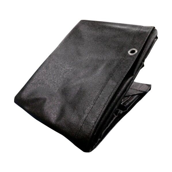 シート トラックシート帆布 ブラック 1号 174×210cm ブラック 1.8m×2.1m 1枚