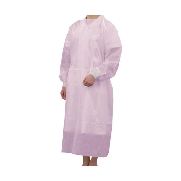 フェルラックNo.40(アイソレーションガウンフリー) ピンク 1枚×100袋 フリー ピンク 076421 100枚...