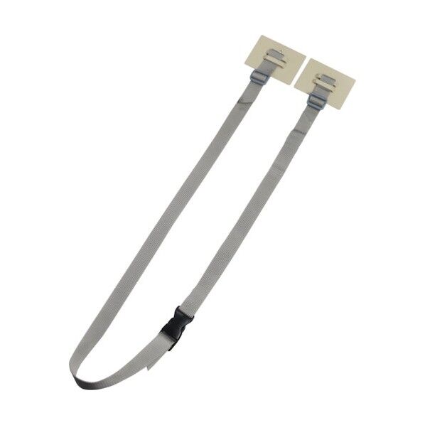 Tプレート ラック用 バックル付 グレー TPR-7090BG 2個