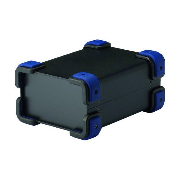 コーナーガード付アルミケース ブラック/ネイビー UCG18-18-28BN 1点