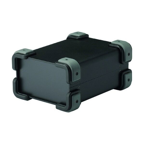 コーナーガード付アルミケース ブラック/グレー UCG26-10-18BG 1点