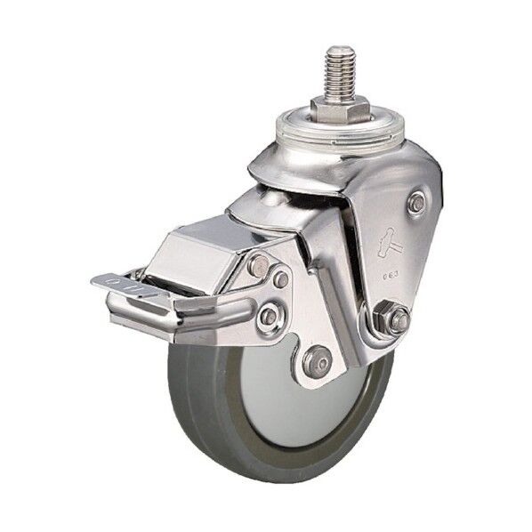 ステンレスクッションEねじ込みM12SP導電ウレタン100mm