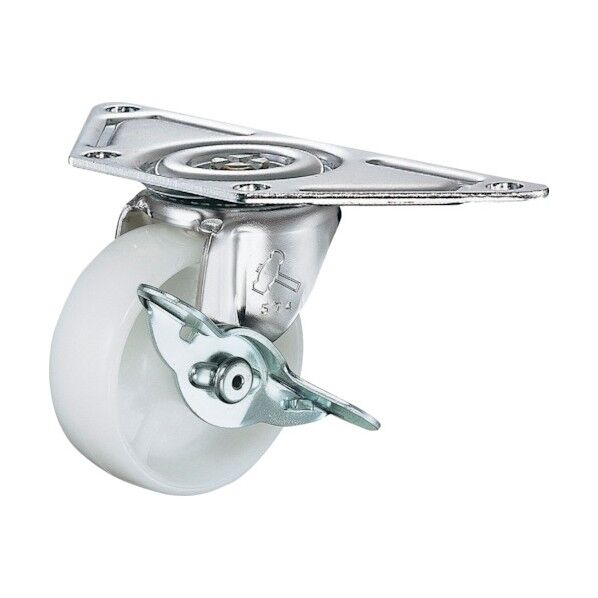 Gシリーズコーナータイプ自在SP付ナイロン車75mm 215G-N75-BAR01 1点