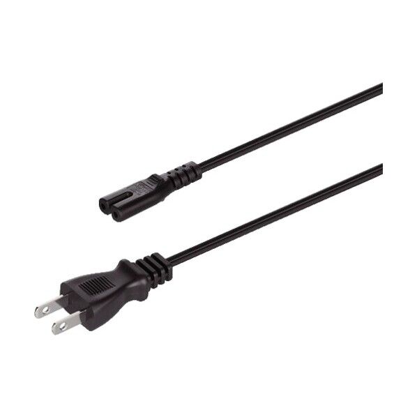 ハーフェレジャパン LOOX 電源コード 2M JPプラグ付 黒 833.89.016 1点