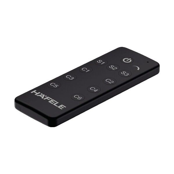ハーフェレジャパン LOOX 電波式リモコン 6チャンネル 12/24V対応 黒 833.89.121 1点