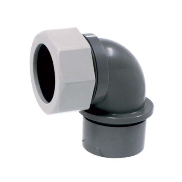 塩ビパイプ用L型排水アダプタ M14PVL 角排水ユニット M14PVL 1個