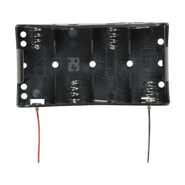 リード線付電池ホルダー 単2×4 SN2-4 1点