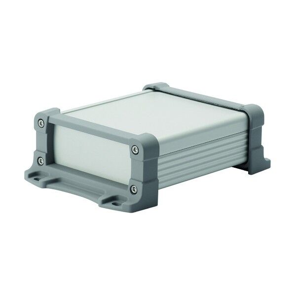 フランジ足付アルミケース EMCシールドタイプ シルバー/グレー EXEF11-7-13SG 1点