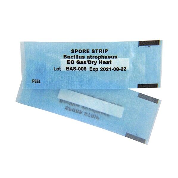 バイオロジカルインジケーター(Mesa　Labs) EOGガス滅菌 B.atrophaeus 10^6 3-5279-01 100枚