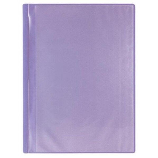 薄型クリアブックA4 横入れ 10ポケット パープル