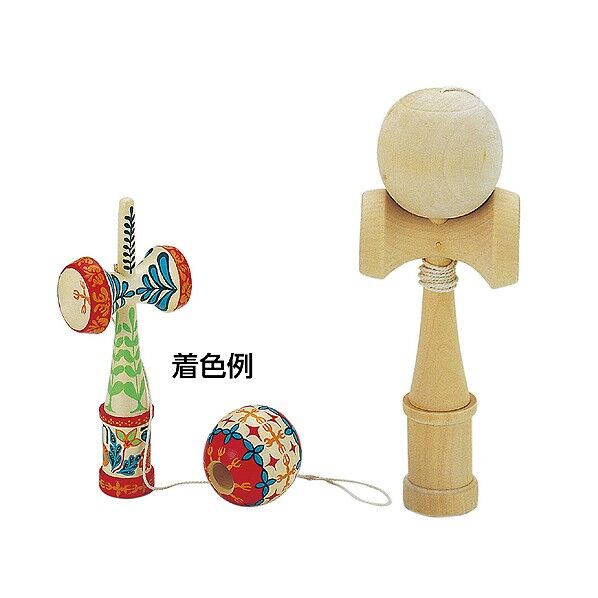 木製けん玉(ヒモ付)