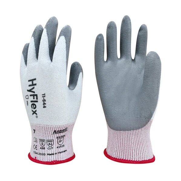 耐切創手袋 アンセル® ハイフレックス® レッド S 11-644-7 1双