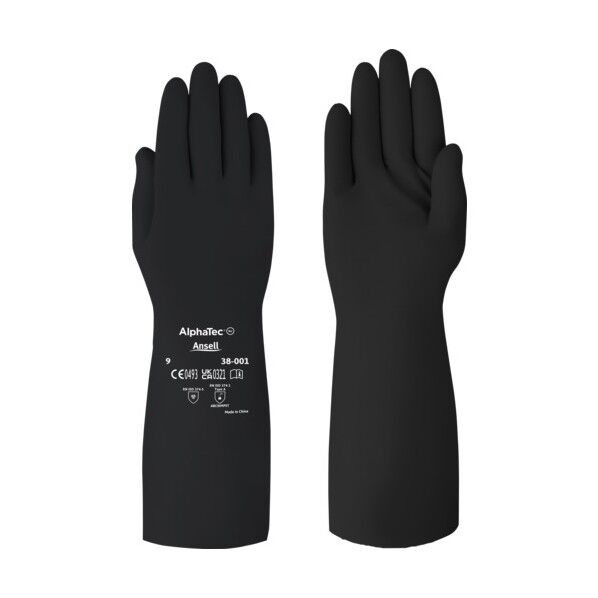耐薬品手袋 アルファテック 38-001 Mサイズ