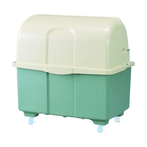 ジャンボペール HG600TK ツートン 固定足 (上部):アイボリー (下部):ダークグリーン 寸法(mm):幅1096×奥行716×高さ1110 約610L HG600TK 1点