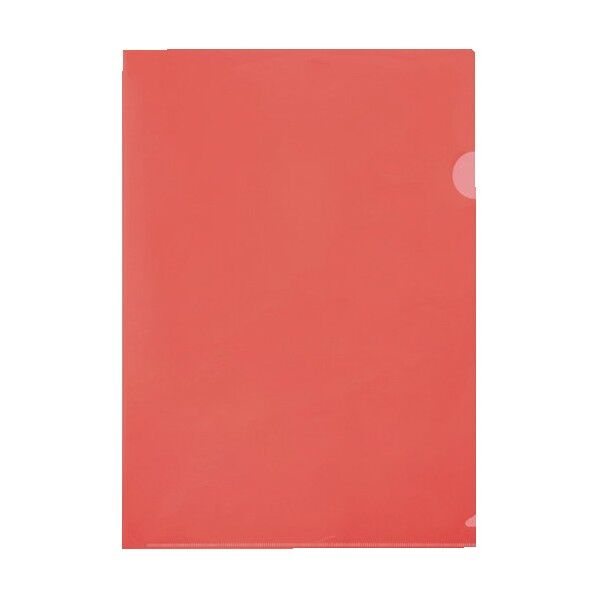 89729カラーホルダーA4赤 D611J-RD 20枚