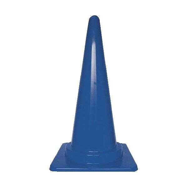 871074)三角コーン 青 N163J-B 1点