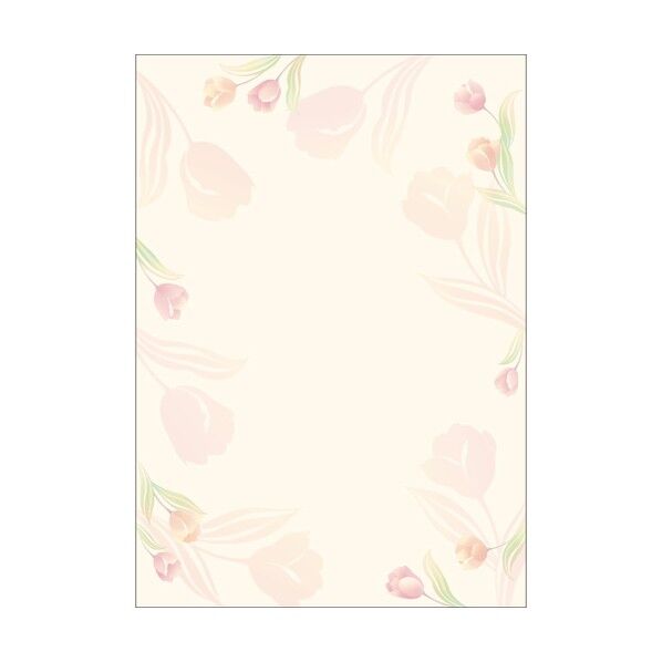 デザインペーパーフラール チューリップ 4-3002 1冊