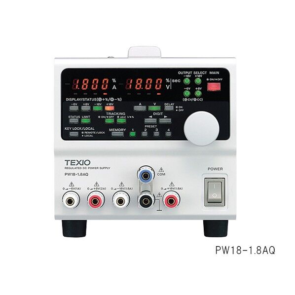 アズワン 多出力直流安定化電源 PW18-1.3ATS 3-6139-07 1...