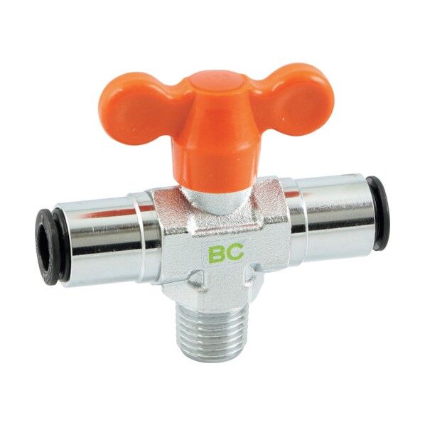 エースボール3W 竪型 外ネジ×ワンタッチチューブ(Lポート) BC-5166R 1個