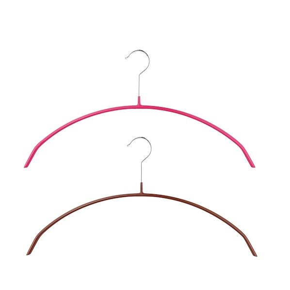 フック90度回転アーチ型ハンガー 3本組 ピンク ピンク 1009458 1個