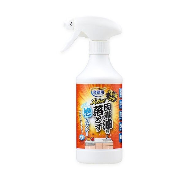 スカッと固着油を落とす泡スプレー