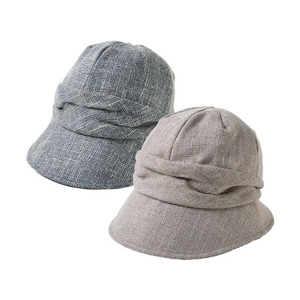 小顔魅せUVキャスケット GRY