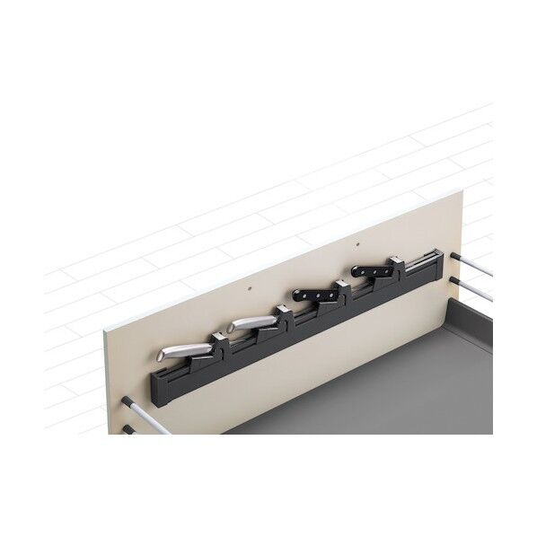 引出し用包丁差しキッズロック ダークグレー