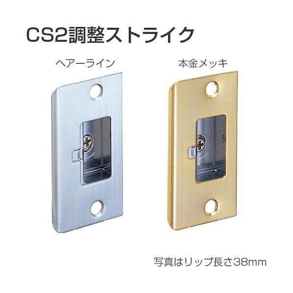 アトムリビンテック 調整ストライク(錠受) CS-2 ヘアーライン 070895 1点